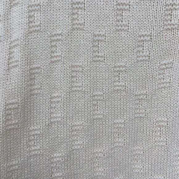 Castleberry Vintage Zip Back Pullover Sweater Cream Size 16 - Picture 10 of 10